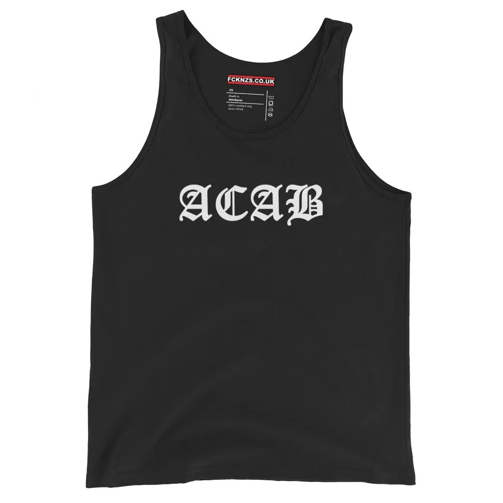 ACAB All Cops Are Bastards Unisex Tank Top Vest