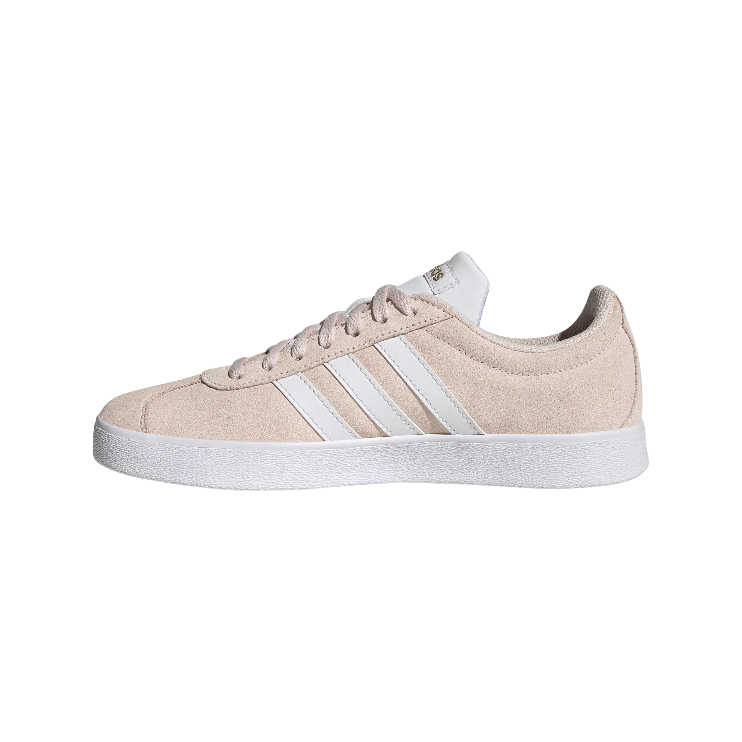 adidas VL Court 2.0 Trainers - Womens - Pale Pink/White/Gold