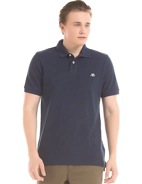 Aeropostale Solid Pique Polo Shirt