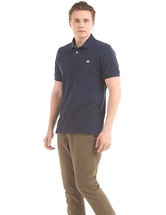 Aeropostale Solid Pique Polo Shirt