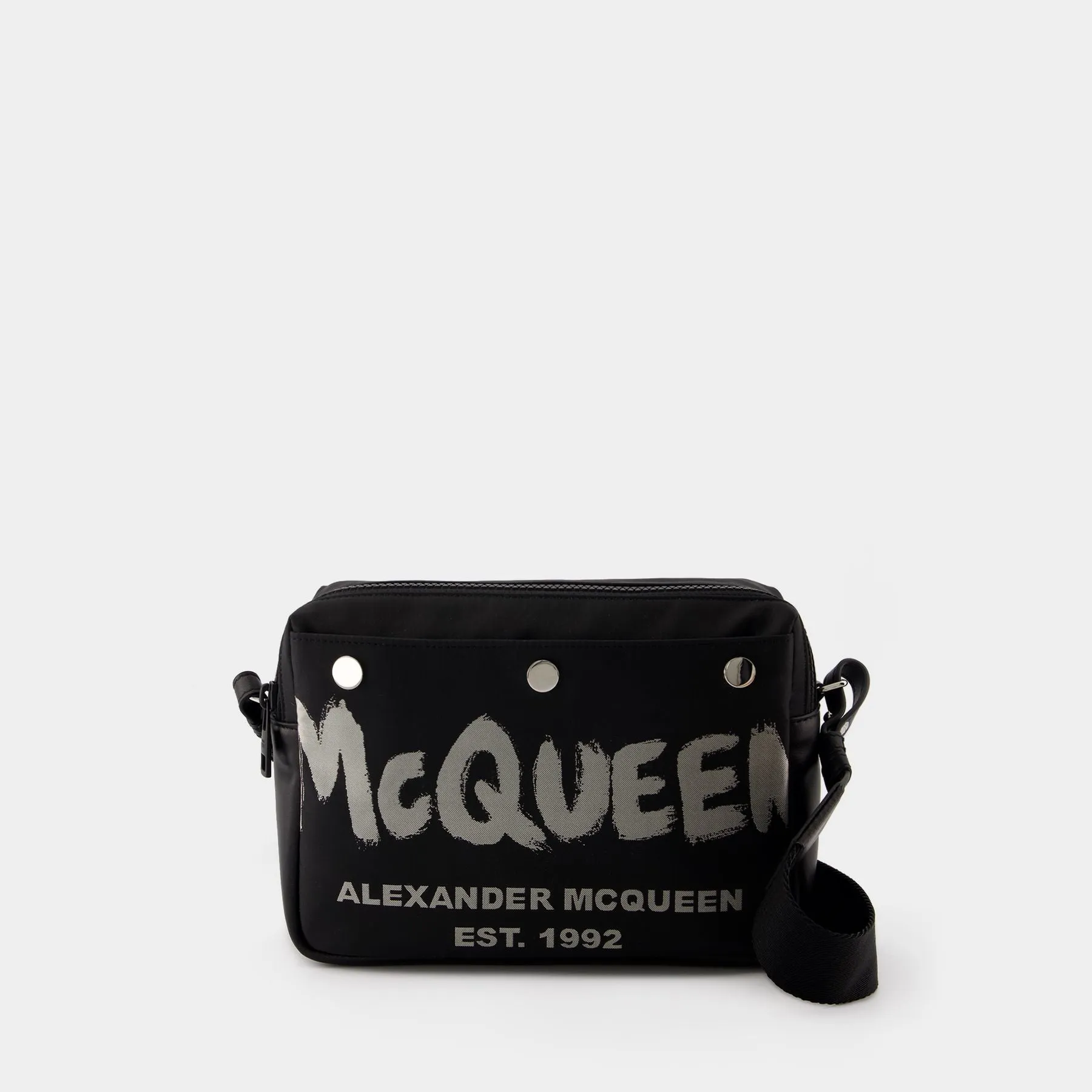 Alexander McQueen  Camera Crossbody - Alexander McQueen - Polyester - Black