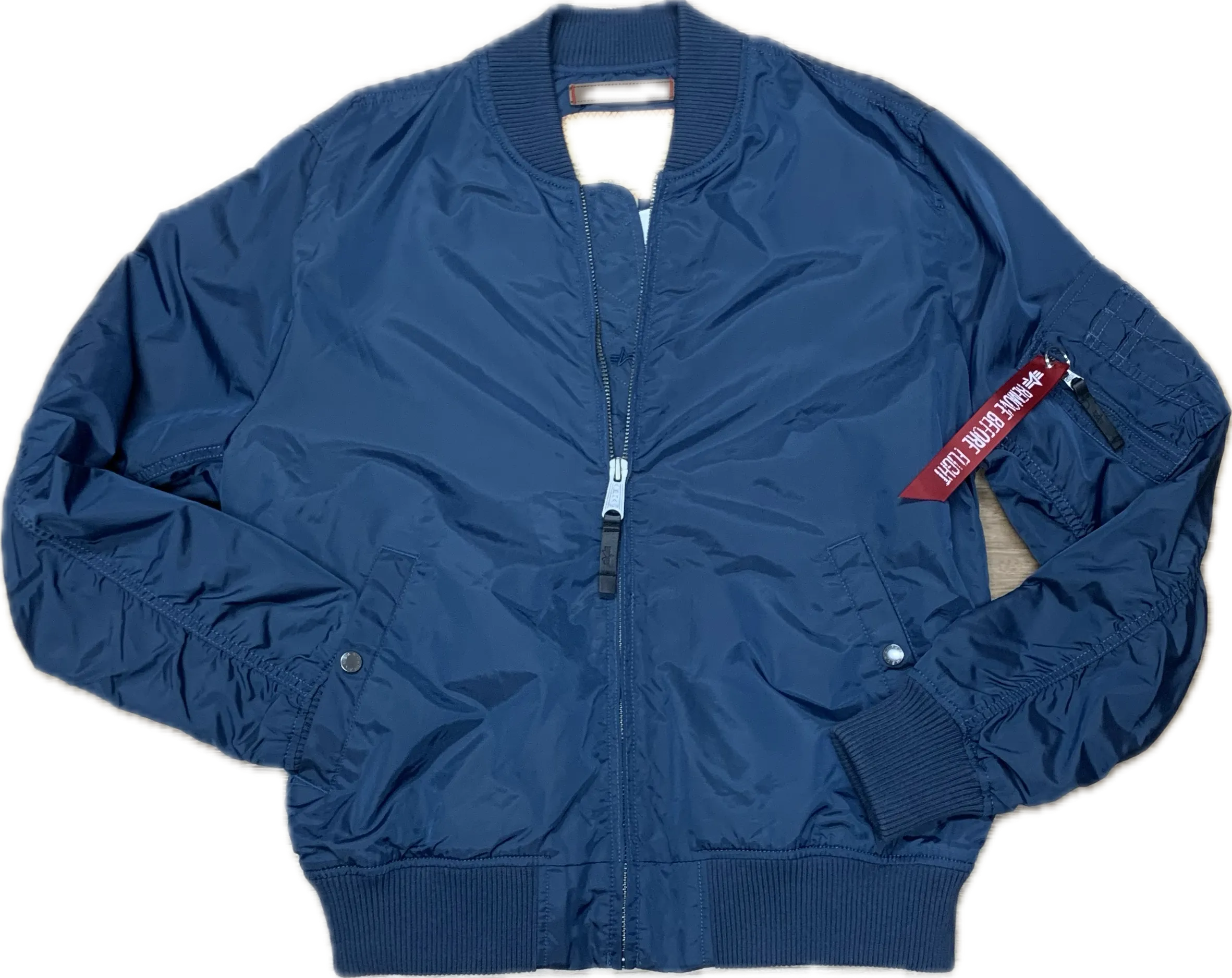  Alpha Industries MA1 Flight Jacket Dark Blue - SUMMER SPECIAL XL