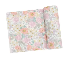 Angel Dear Swaddle Blanket- Peonies & Roses