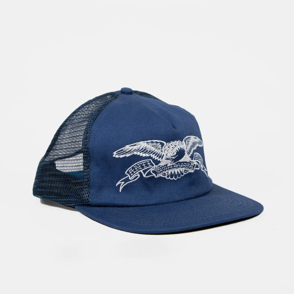 Anti Hero Skateboards - Basic Eagle Snapback Cap - Blue / White