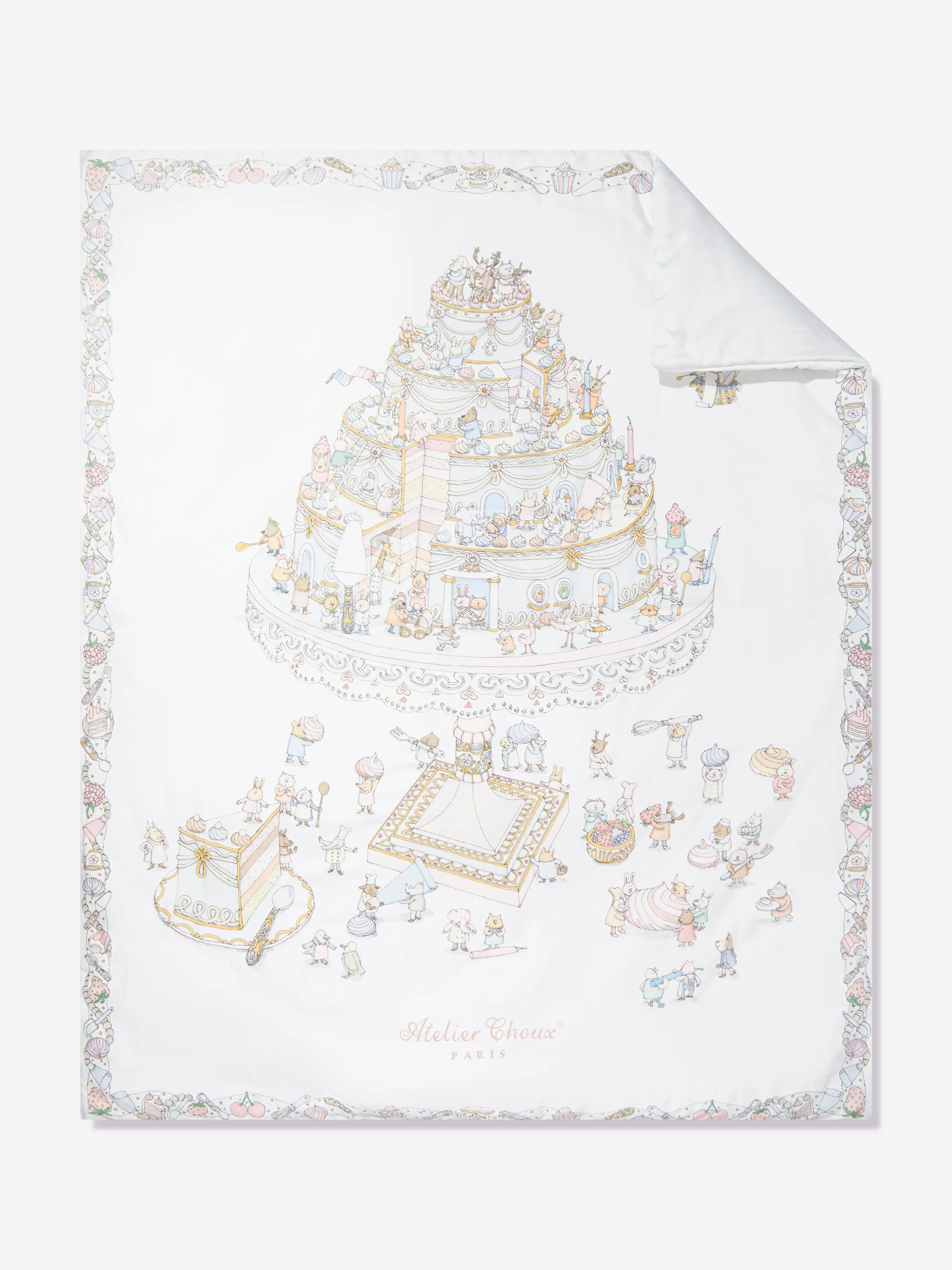 Atelier Choux Baby Le Gateau / Chateau Choux Reversible Quilt in Multi