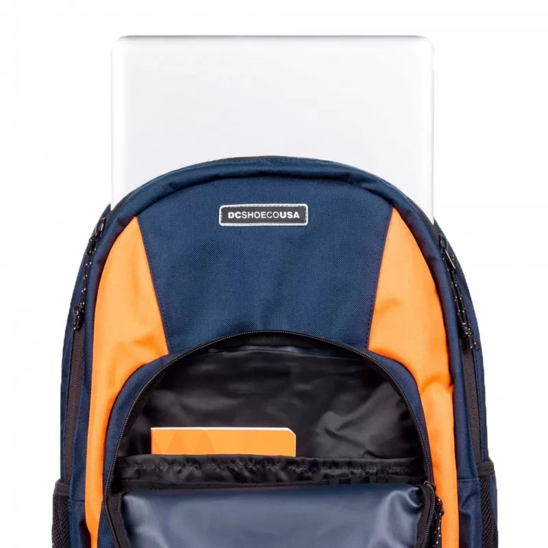 Backpack DC The Locker - Black Iris Orange Popsicle