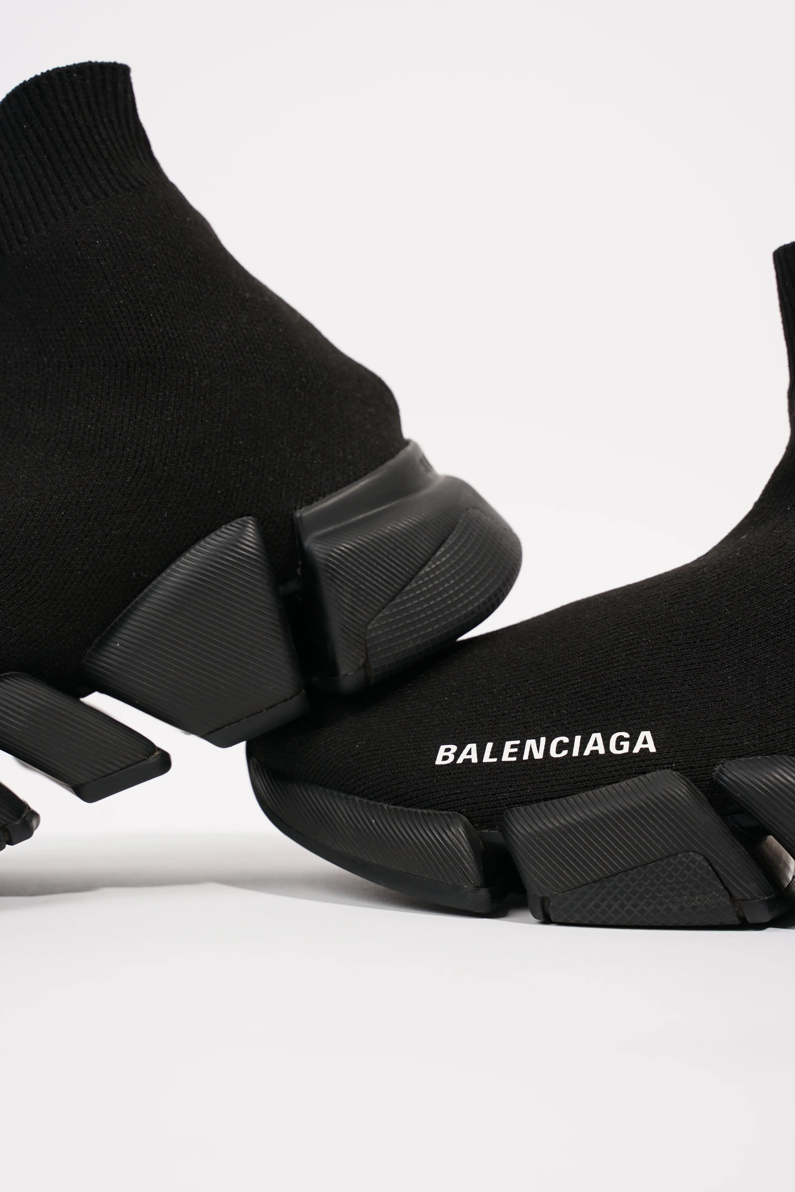 Balenciaga Womens Speed Trainers 2.0 Black / White EU 36 / UK 3