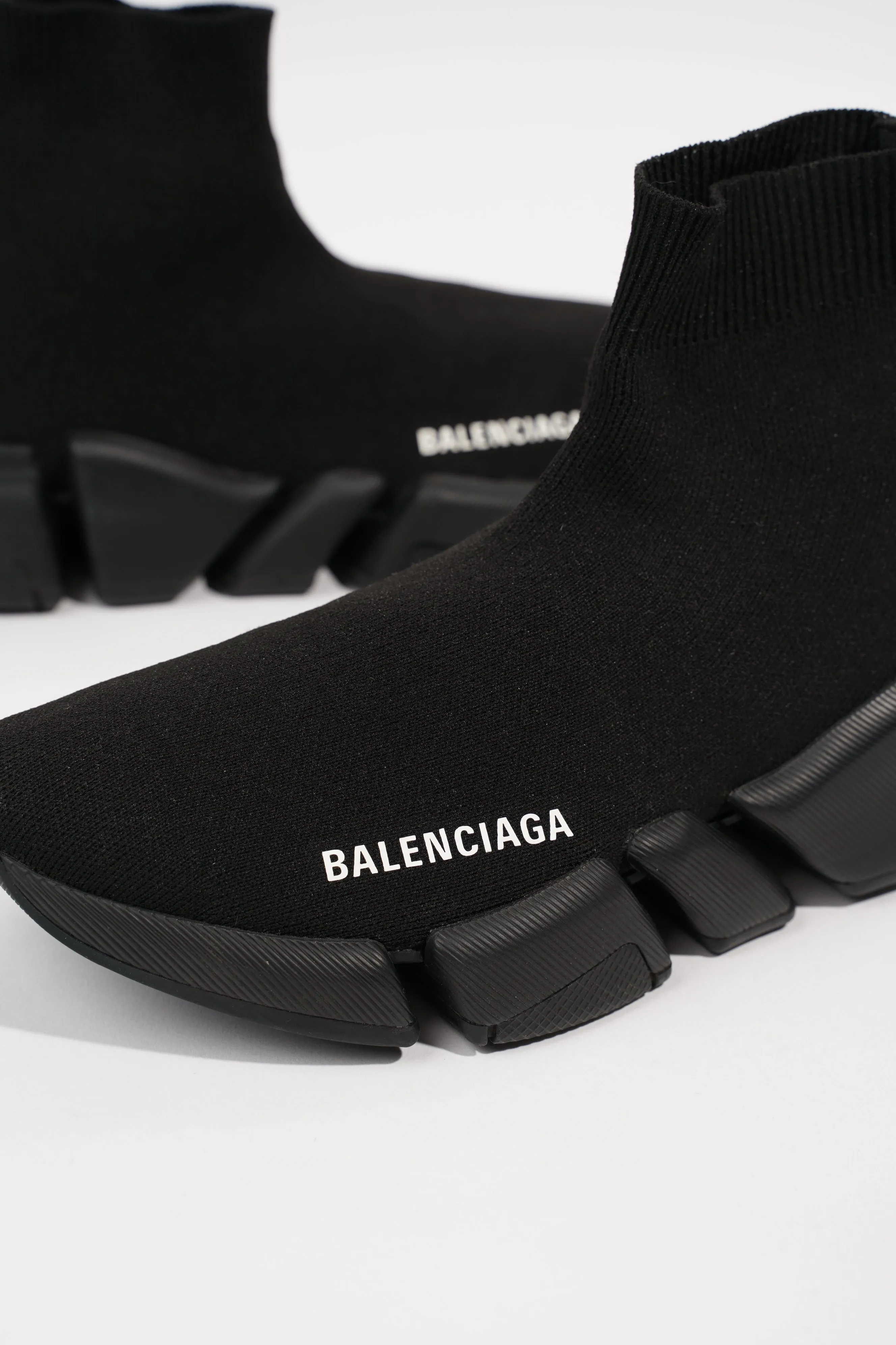 Balenciaga Womens Speed Trainers 2.0 Black / White EU 36 / UK 3