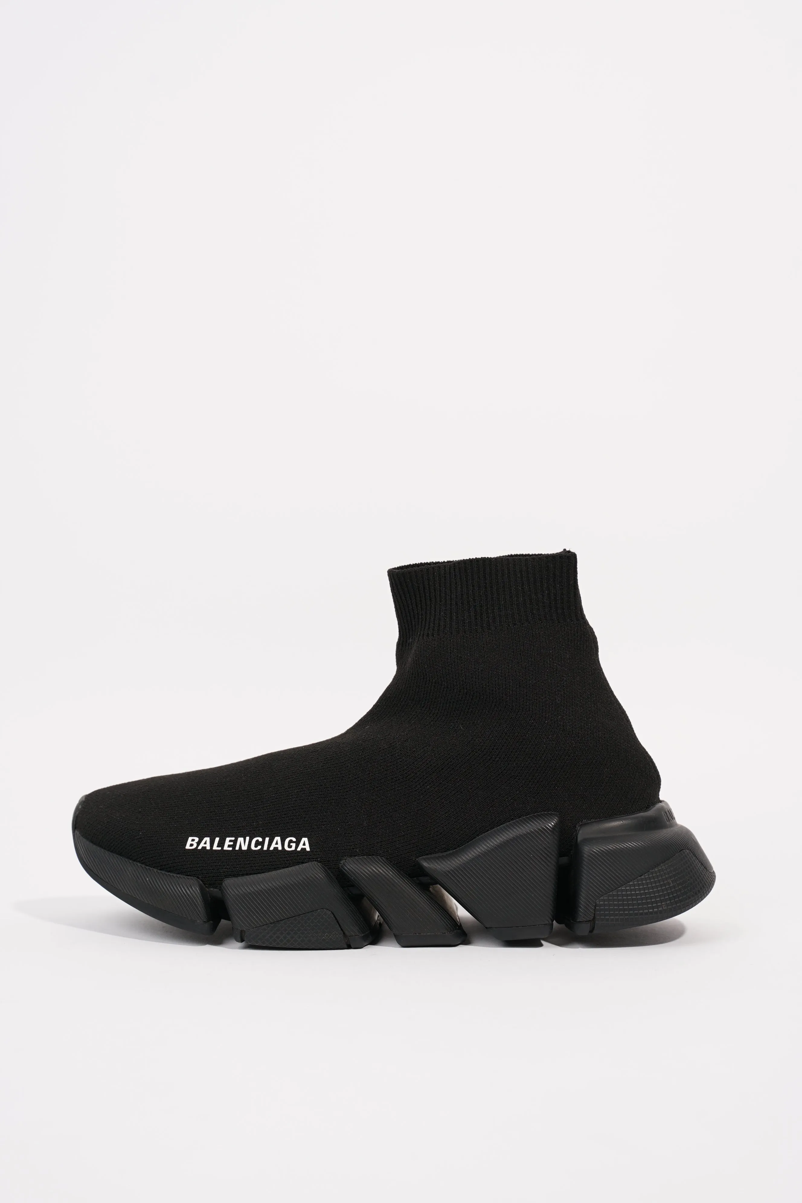 Balenciaga Womens Speed Trainers 2.0 Black / White EU 36 / UK 3