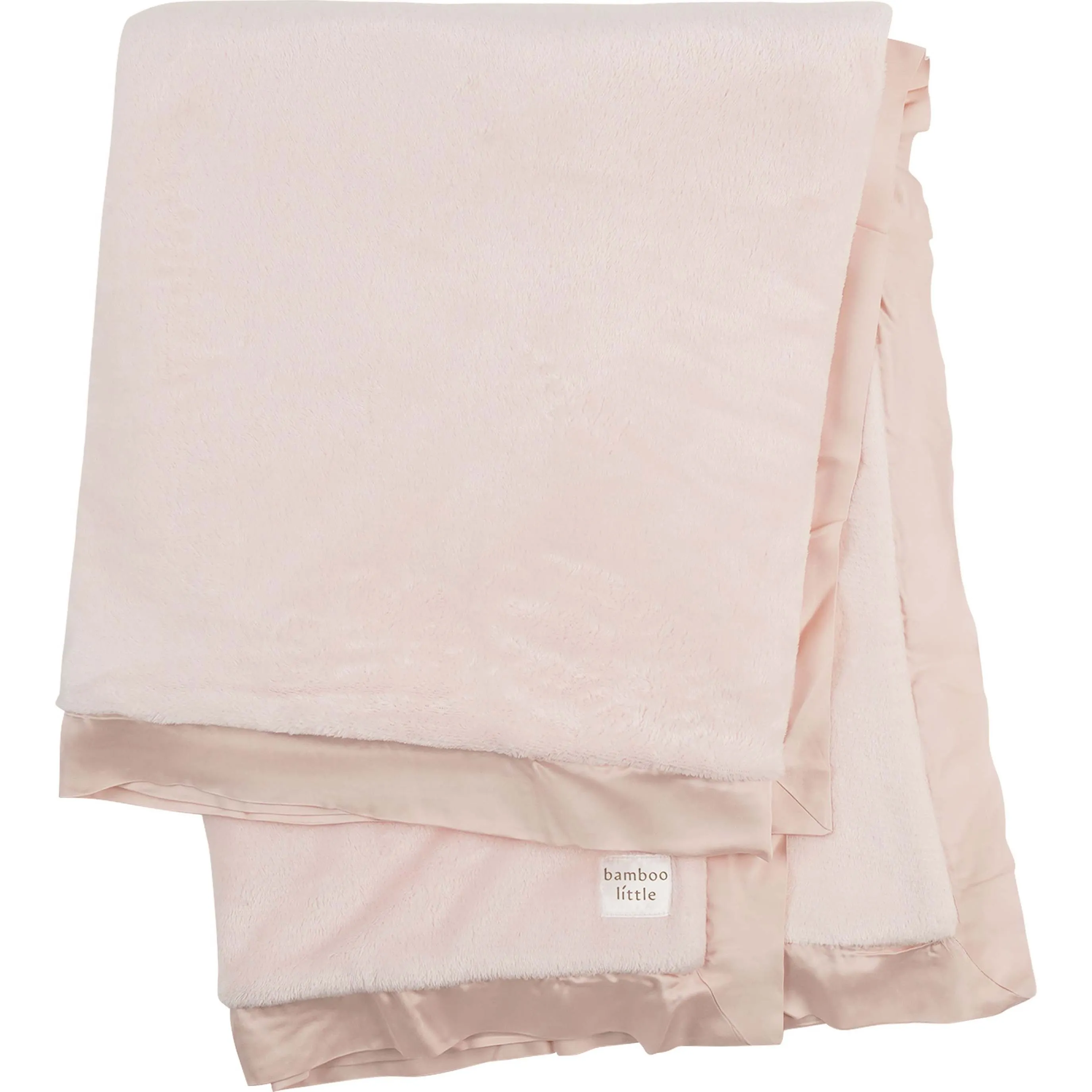 Bamboo Little Plush Blanket, Pink