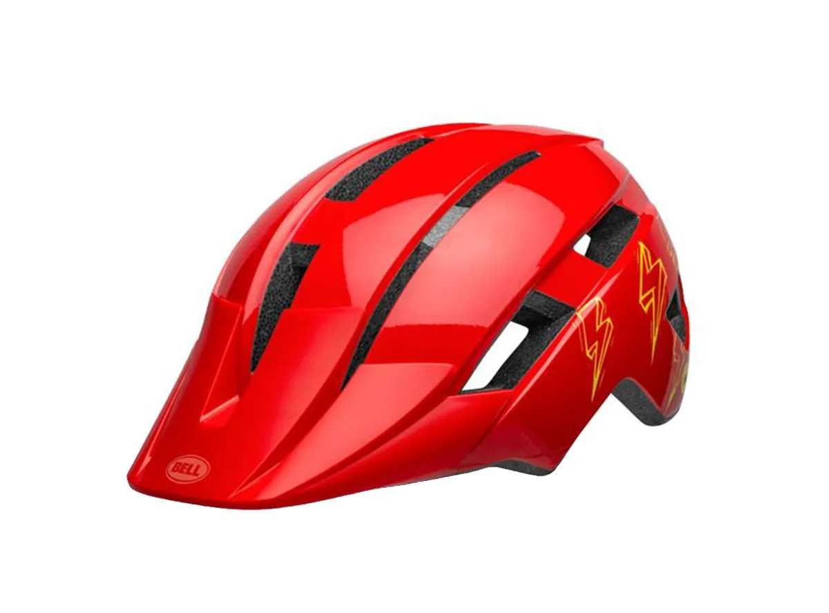 Bell Sidetrack II MTB Helmet - Youth - Red Bolts - 2020