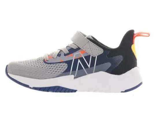 Big Boy New Balance Rave Run v2 A/C in Rain Cloud/Night Sky/Blaze Orange