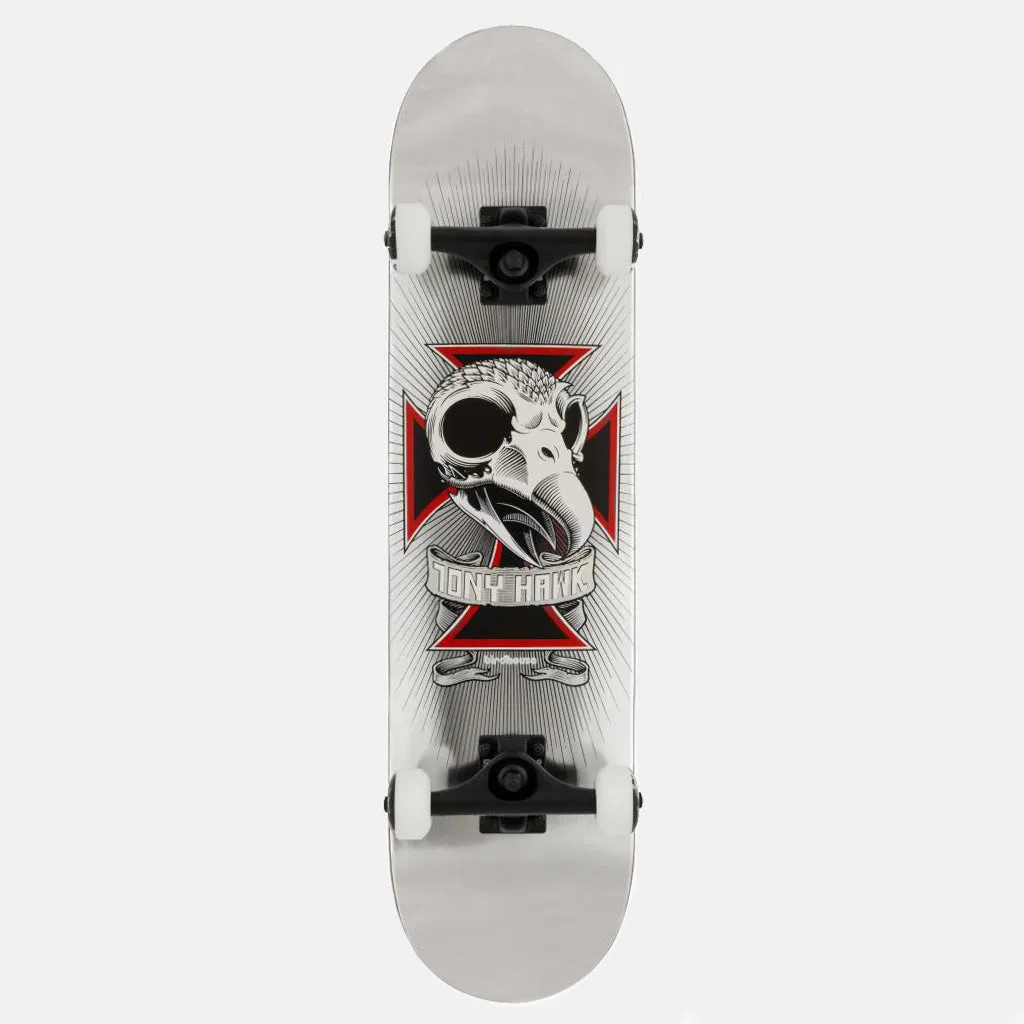 Birdhouse Skateboards - 7.75 Tony Hawk Skull 2 Complete Skateboard - Chrome