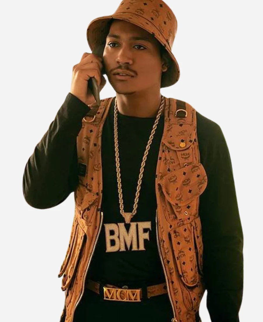 Black Mafia Family S3 Big Meech Brown Vest