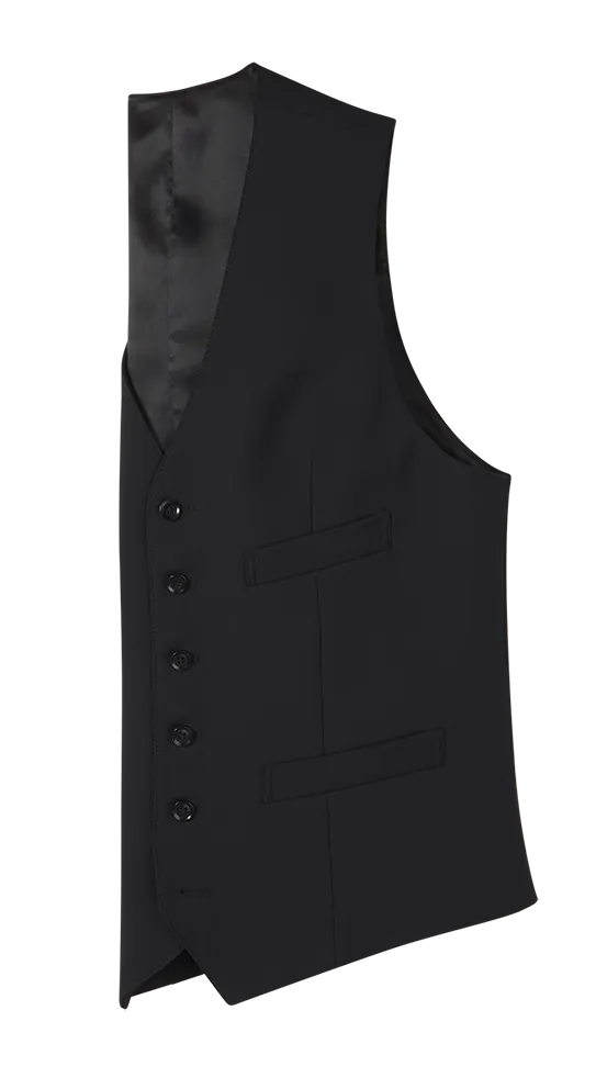 Black Suit Vest