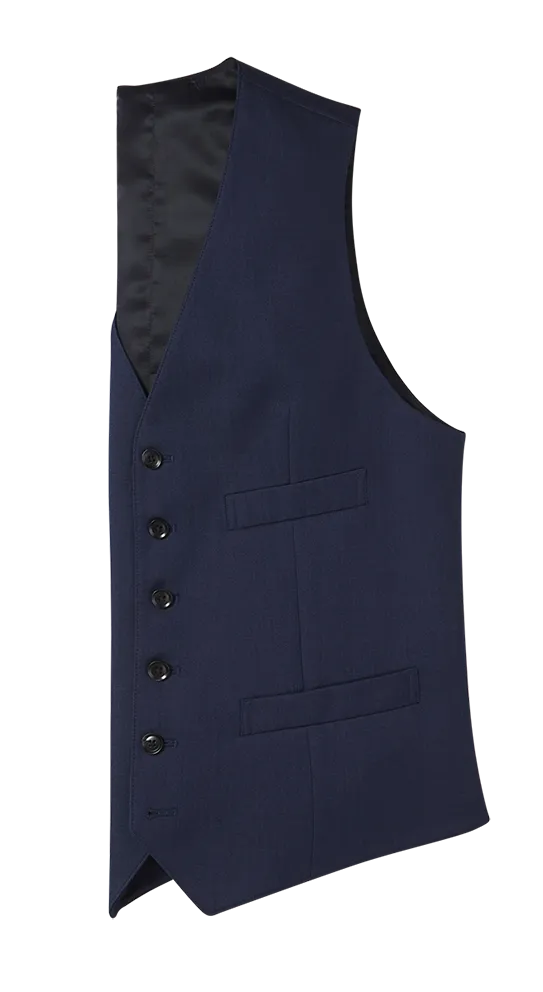 Blue Suit Vest