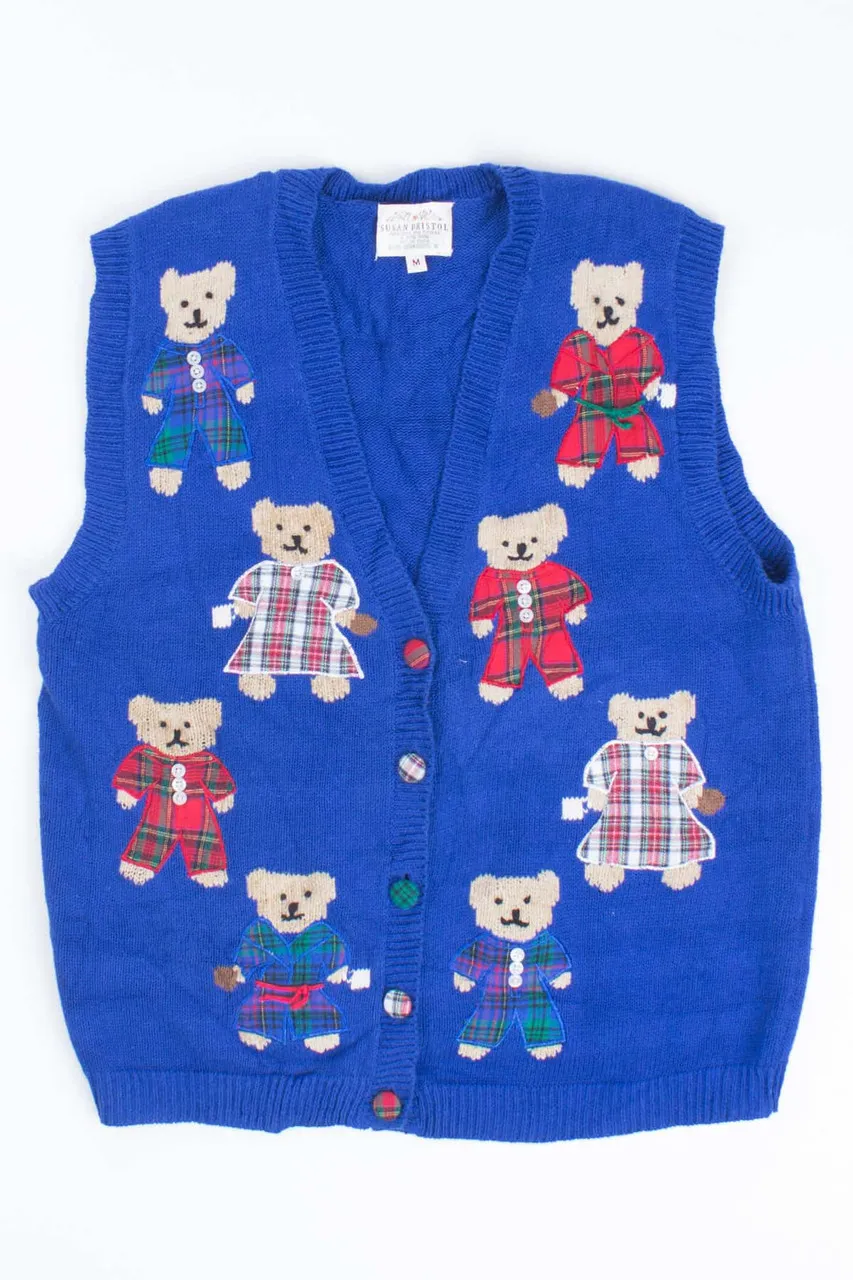 Blue Ugly Christmas Vest 54804