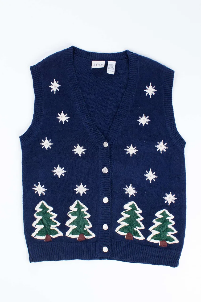 Blue Ugly Christmas Vest 54817