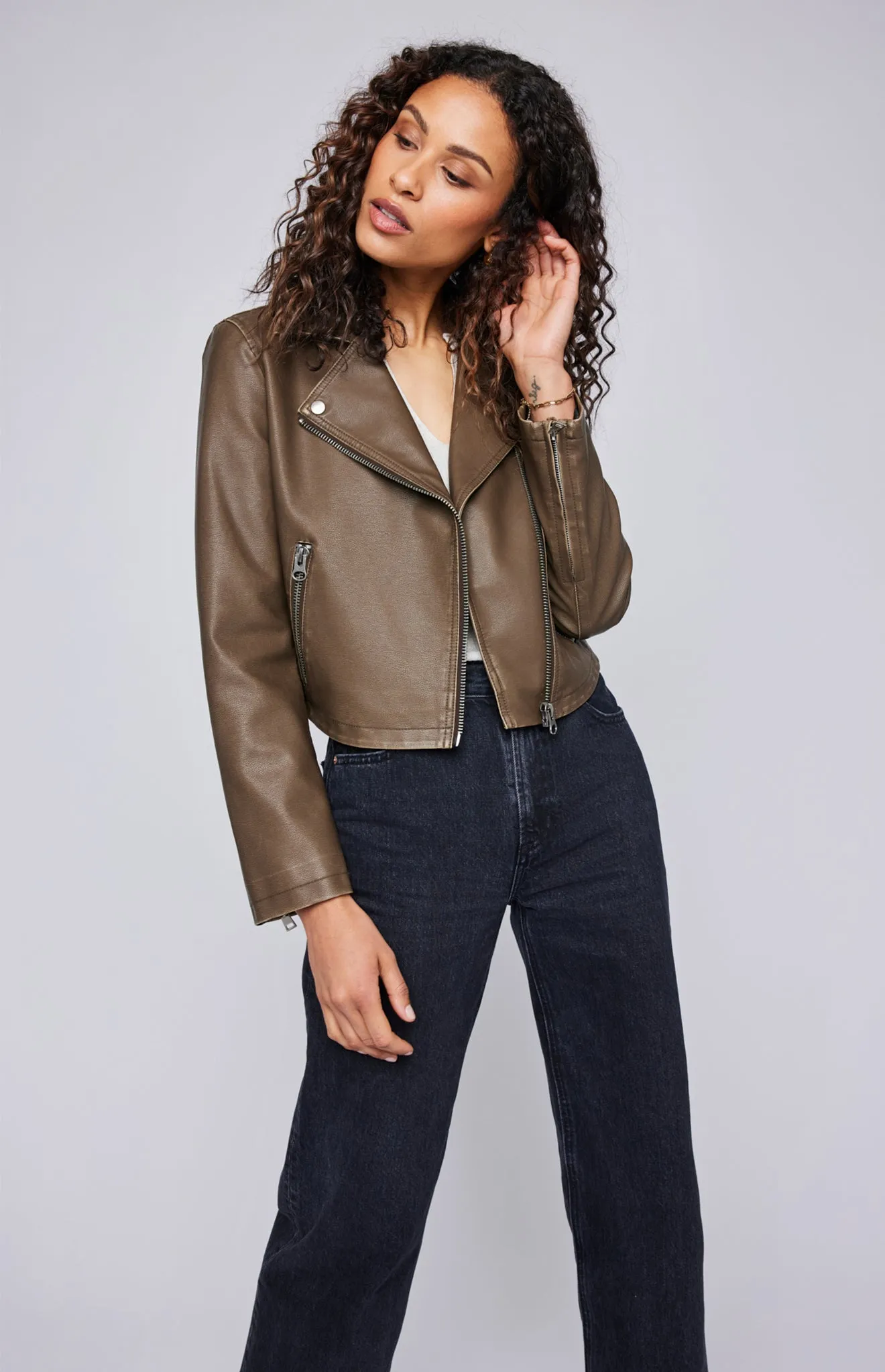 Bronwyn Vegan Leather Jacket