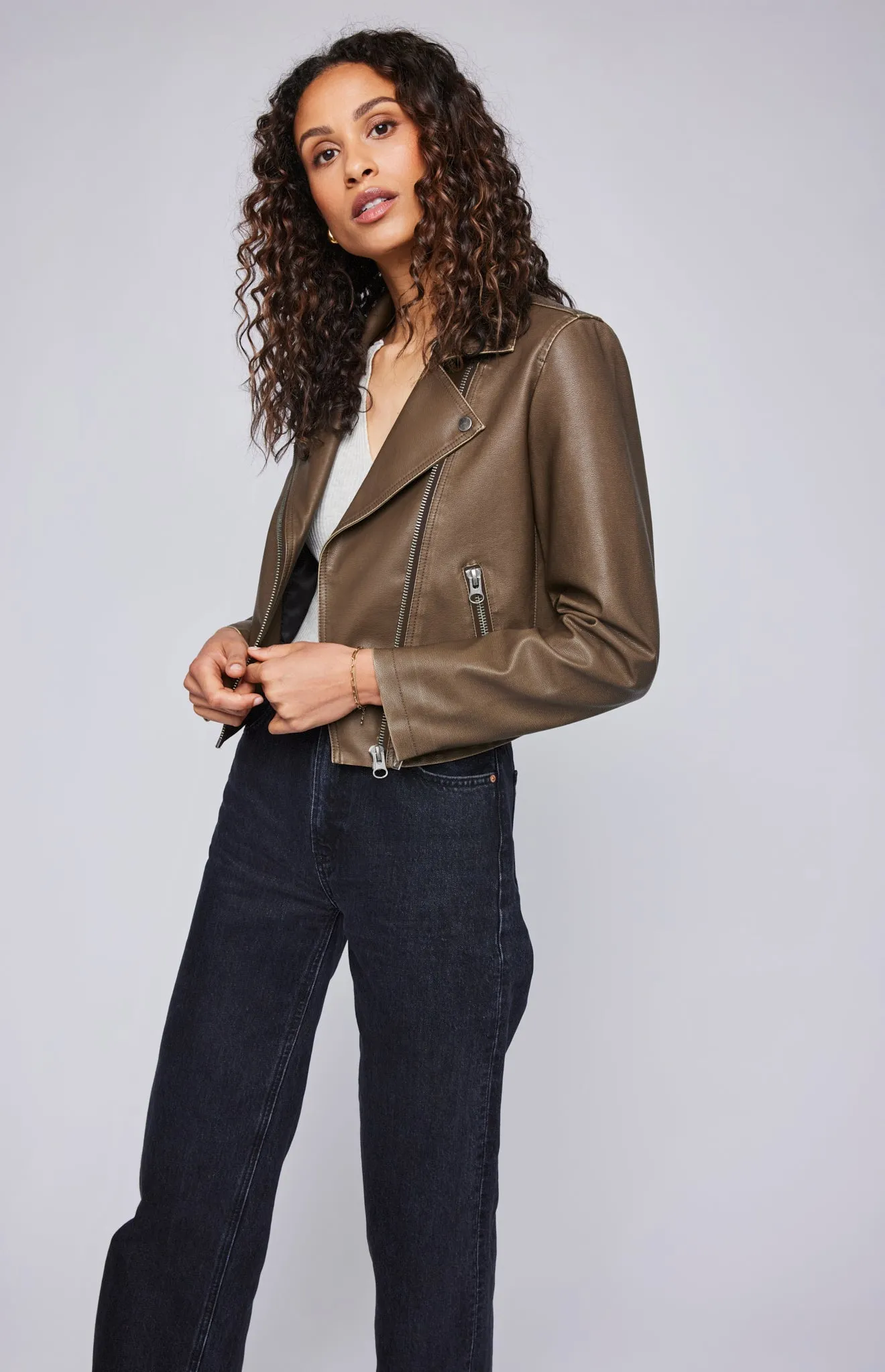 Bronwyn Vegan Leather Jacket