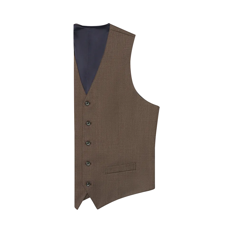 Brown Suit Vest