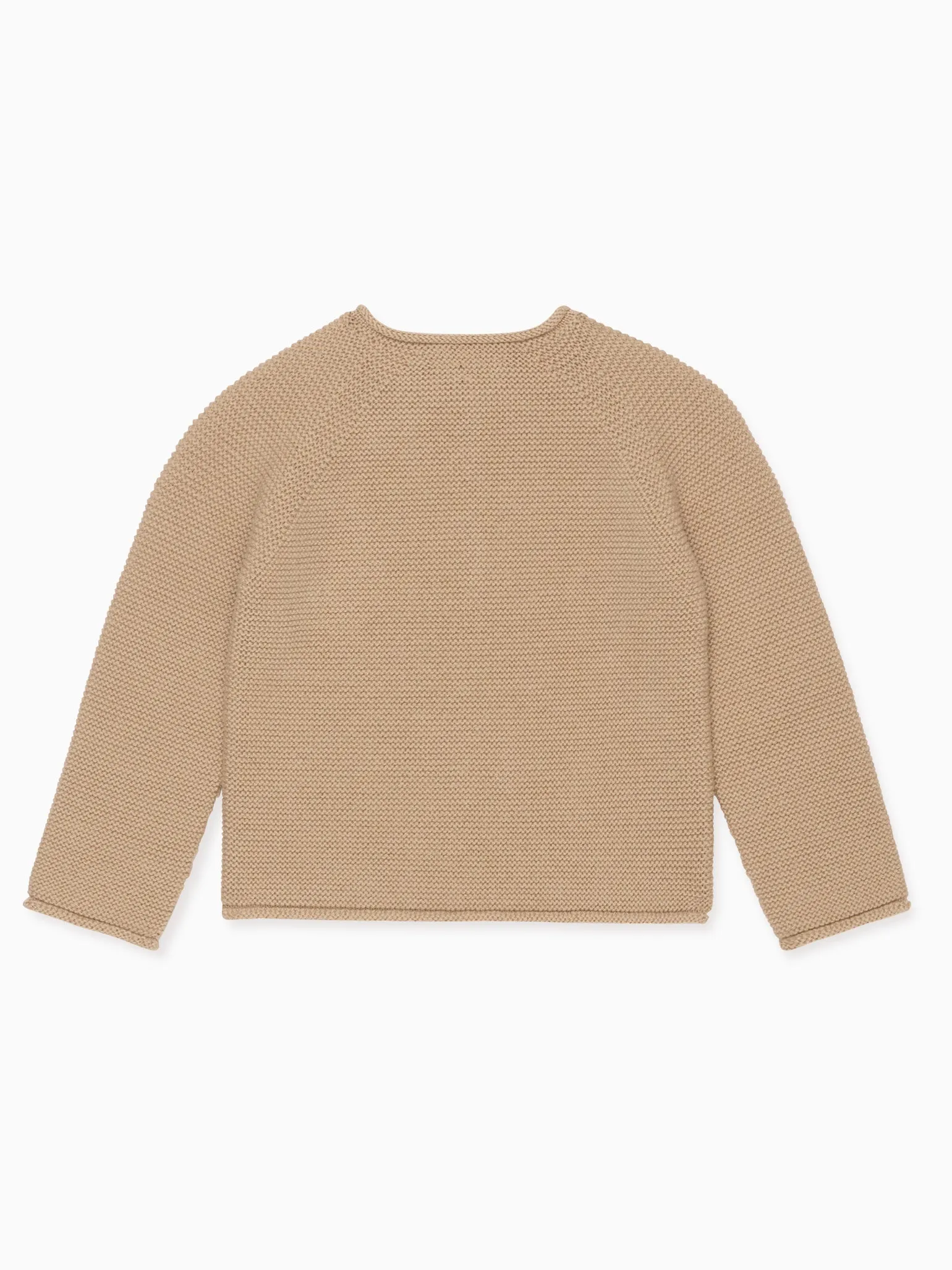 Camel Denia Merino Baby Cardigan