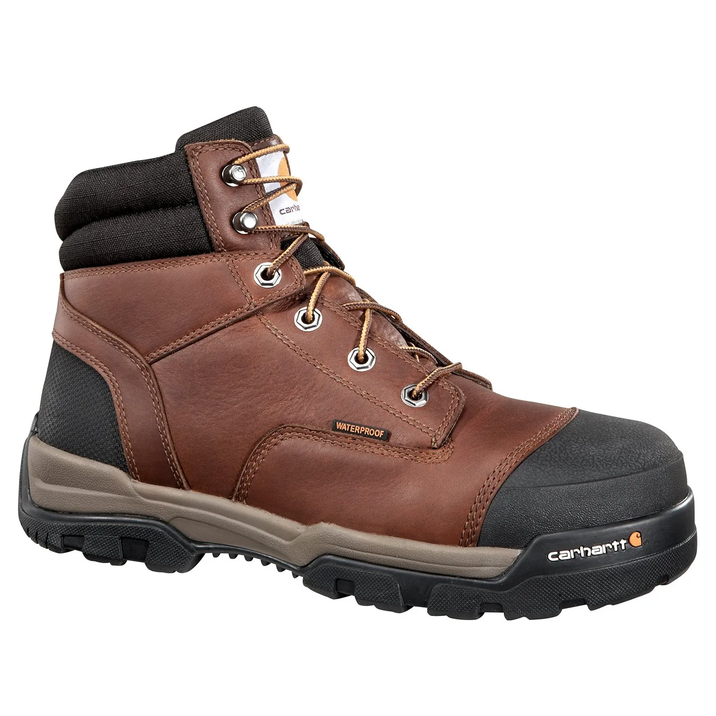 Carhartt Ground Force Men's Composite Toe Waterproof Electrical Hazard Brown Work Boot