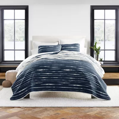 Casual Comfort Lines Reversible Quilt Set