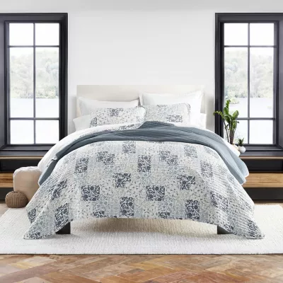 Casual Comfort Patchwork Reversible Quilt Set