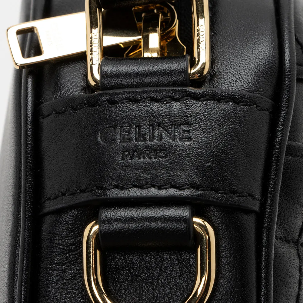 Celine Calfskin C Charm Small Camera Bag (SHF-15953)