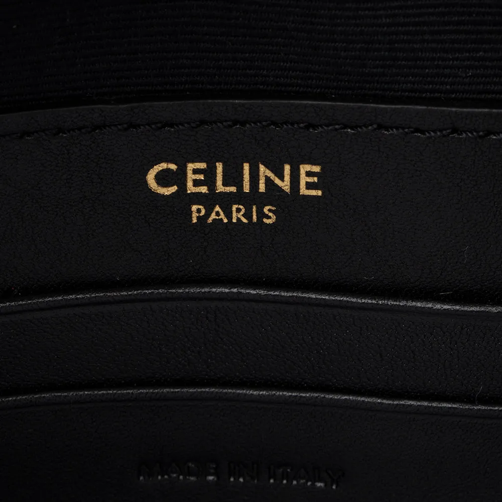 Celine Calfskin C Charm Small Camera Bag (SHF-15953)