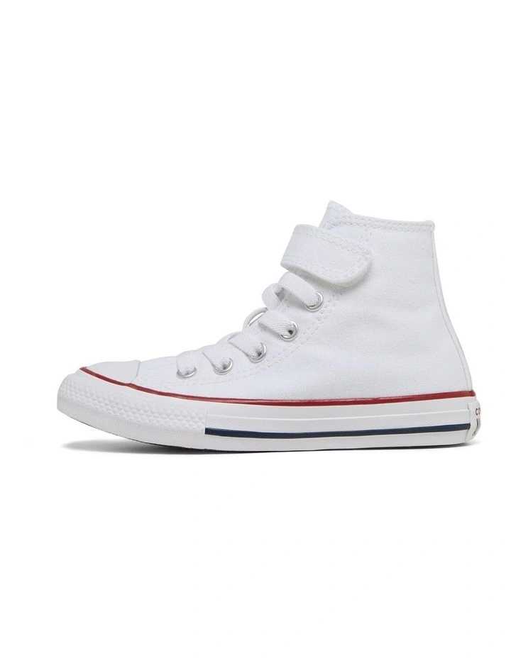 Chuck Taylor All Star 1V Easy-On Hi Youth White Sneakers