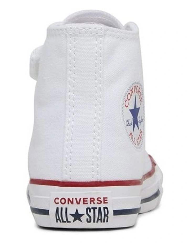 Chuck Taylor All Star 1V Easy-On Hi Youth White Sneakers