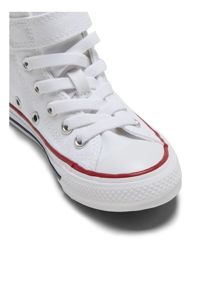 Chuck Taylor All Star 1V Easy-On Hi Youth White Sneakers