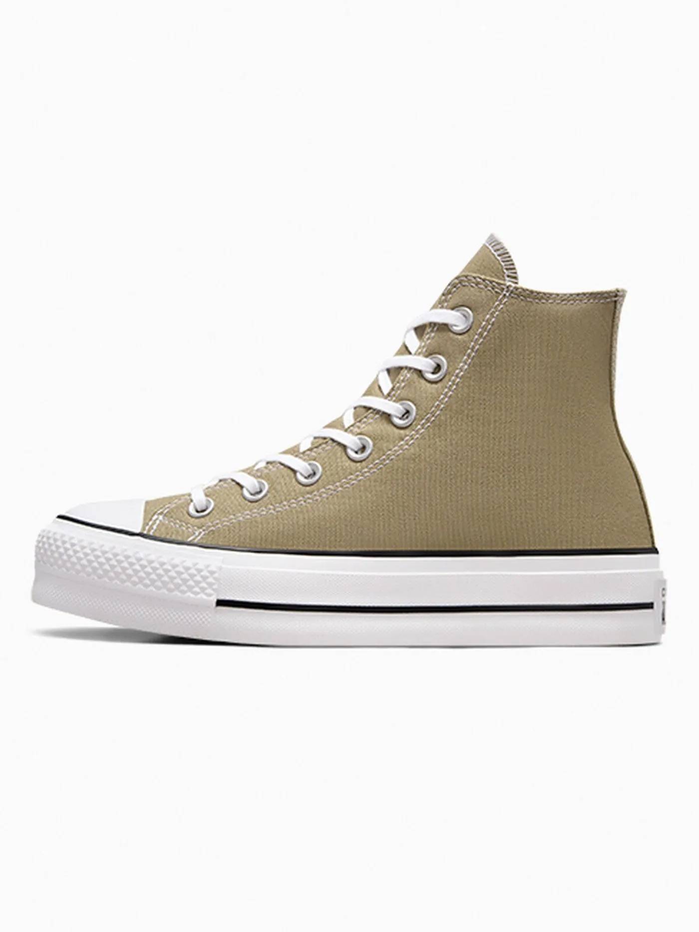 Chuck Taylor All Star Lift Platform Hi Mossy Sloth/White/Black Shoes