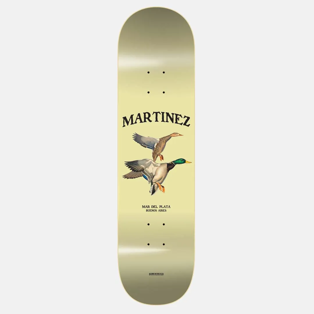 Cleaver Skateboards - 8.375 Eze Martinez Duck Skateboard Deck - Cream