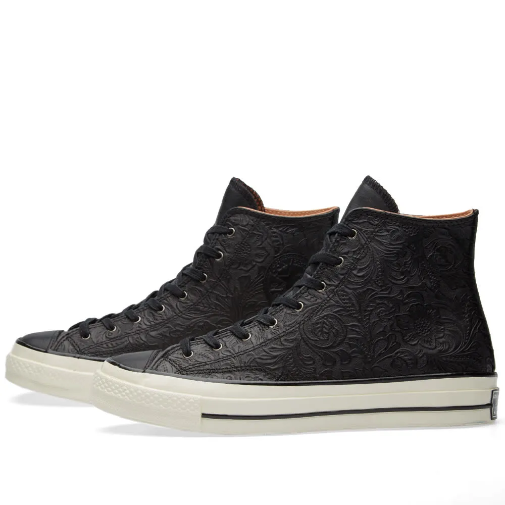 Converse Chuck Taylor 1970s Hi Embossed FloralBlack