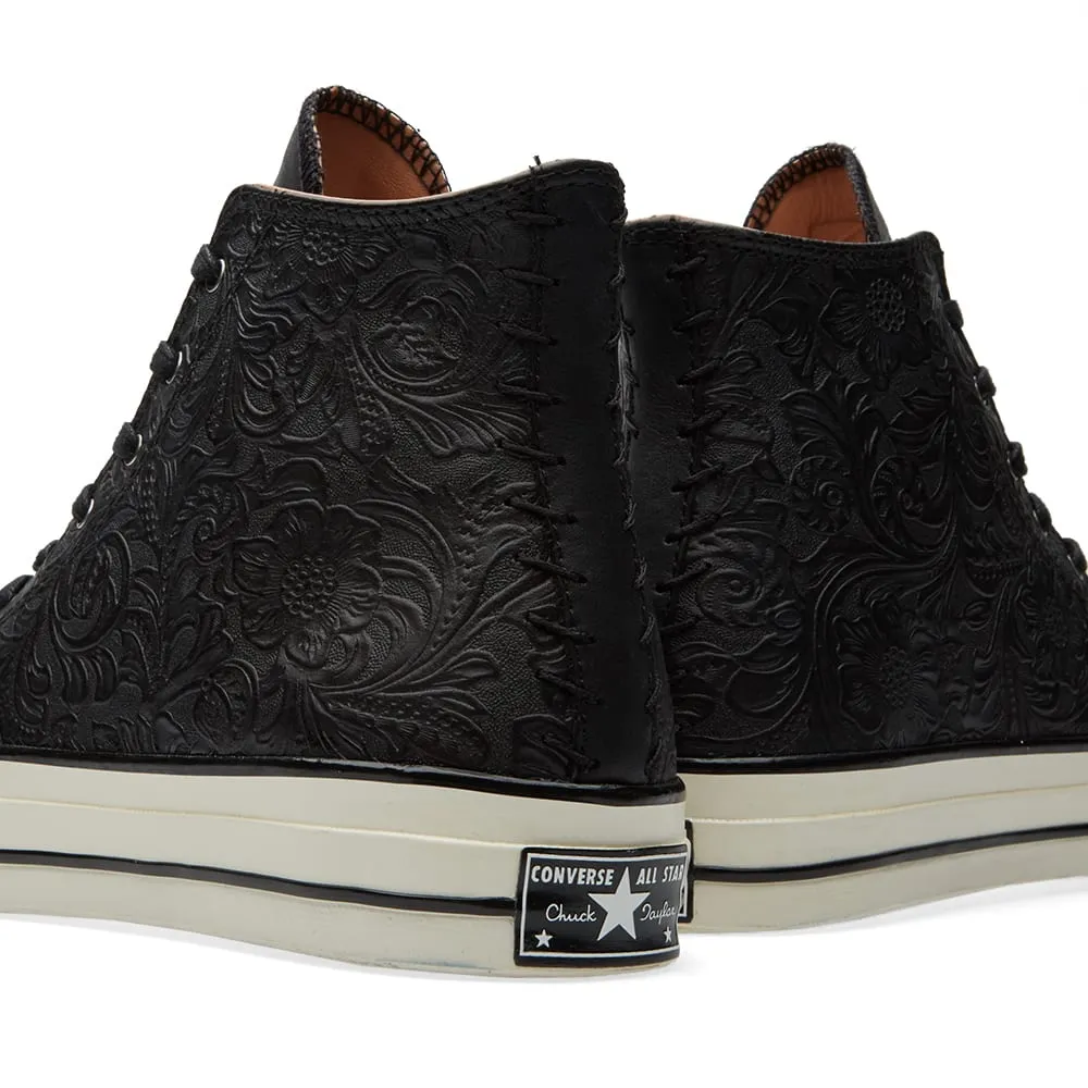 Converse Chuck Taylor 1970s Hi Embossed FloralBlack