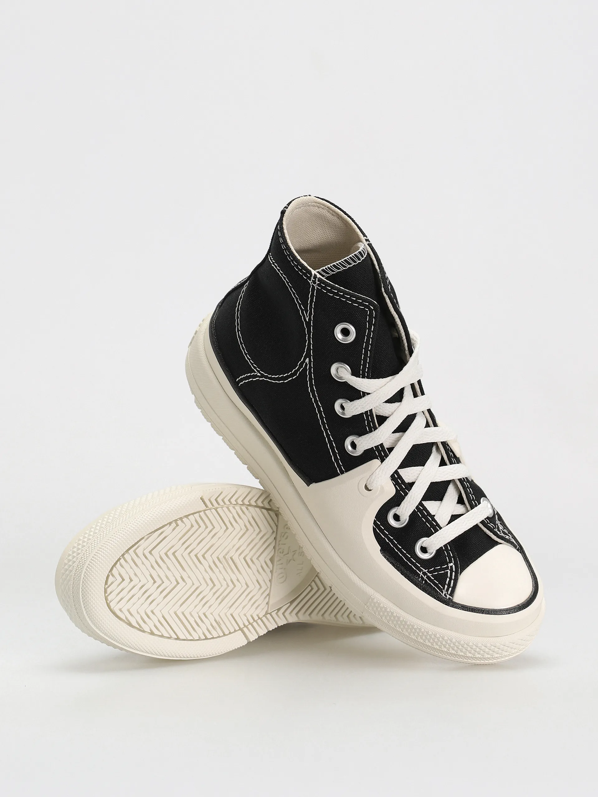 Converse Chuck Taylor All Star Construct Hi Chucks Wmn (black/vintage white)