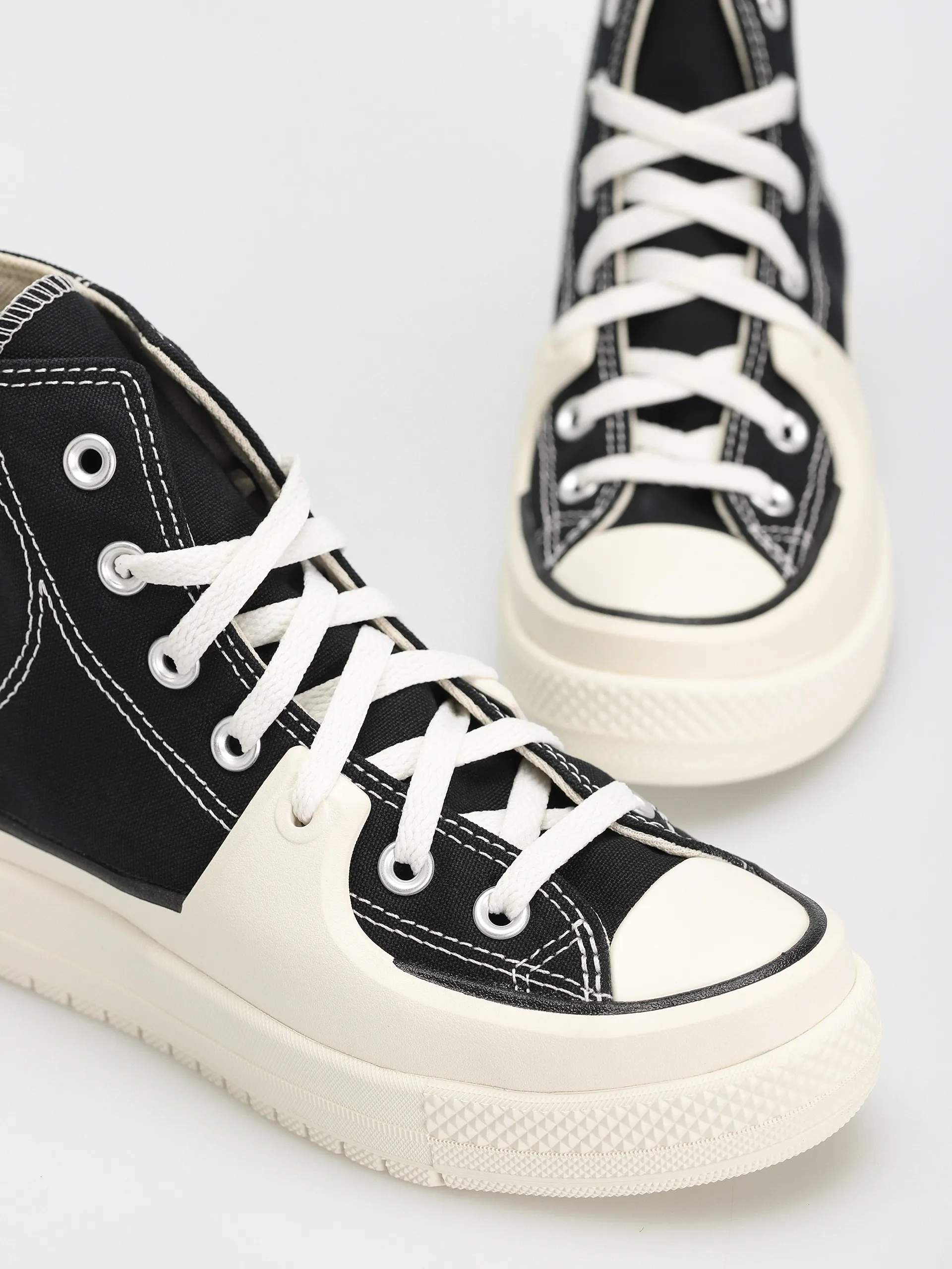 Converse Chuck Taylor All Star Construct Hi Chucks Wmn (black/vintage white)