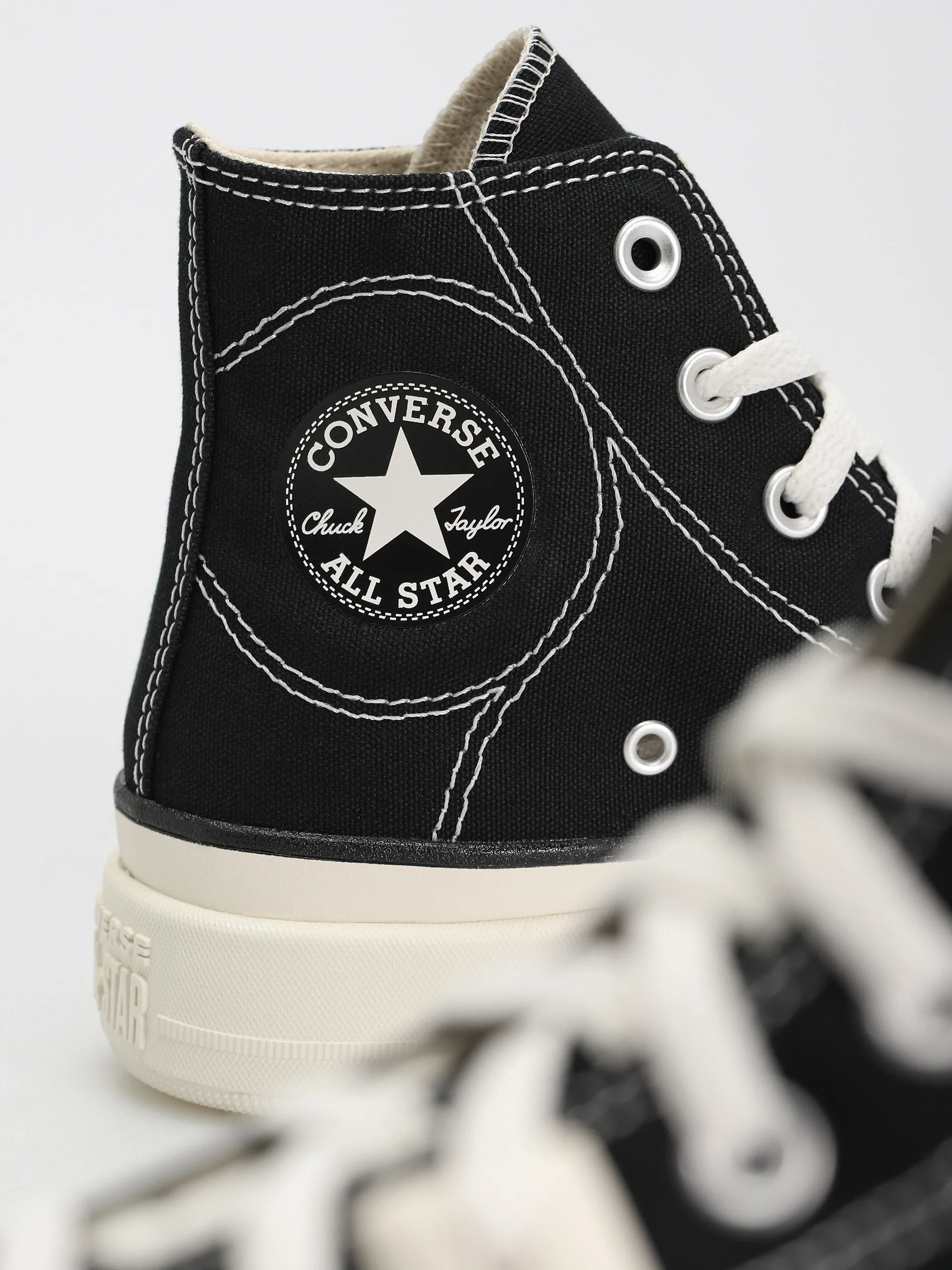 Converse Chuck Taylor All Star Construct Hi Chucks Wmn (black/vintage white)