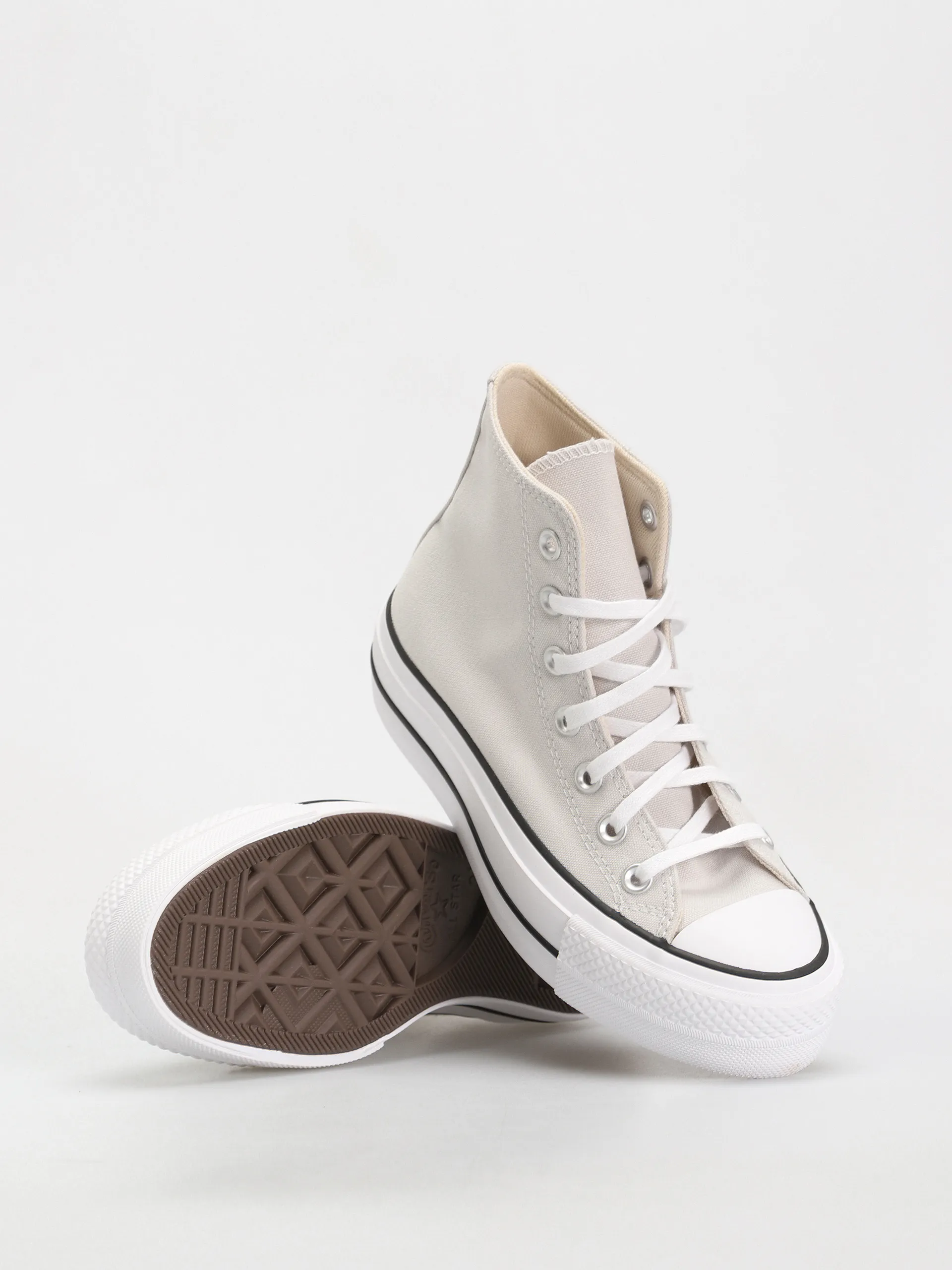 Converse Chuck Taylor All Star Lift Hi Wmn Chucks (barely grey/white/black)