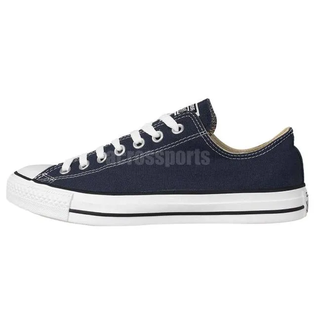 Converse Chuck Taylor All Star Navy Canvas White Men Sho...