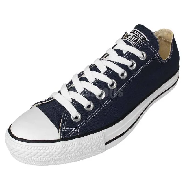 Converse Chuck Taylor All Star Navy Canvas White Men Sho...