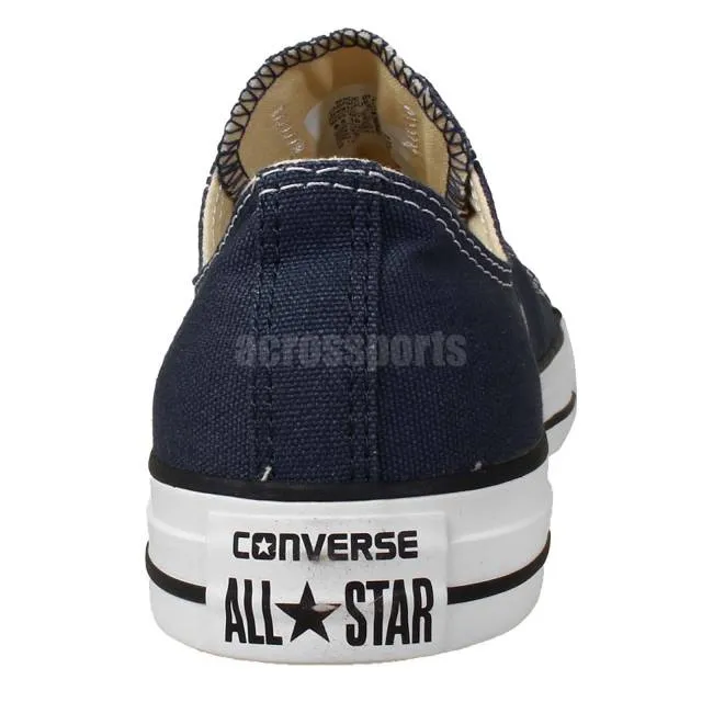 Converse Chuck Taylor All Star Navy Canvas White Men Sho...