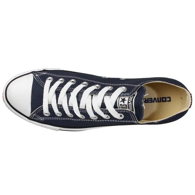 Converse Chuck Taylor All Star Navy Canvas White Men Sho...