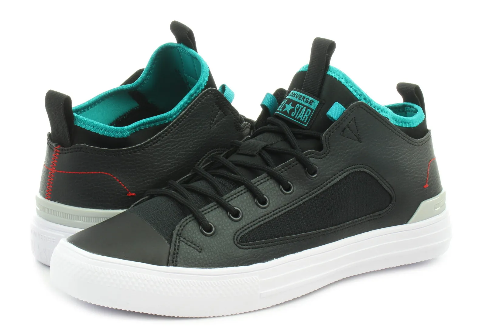 CONVERSE CHUCK TAYLOR ALL STAR ULTRA OX - BLACK/WHITE/TURBO GREEN