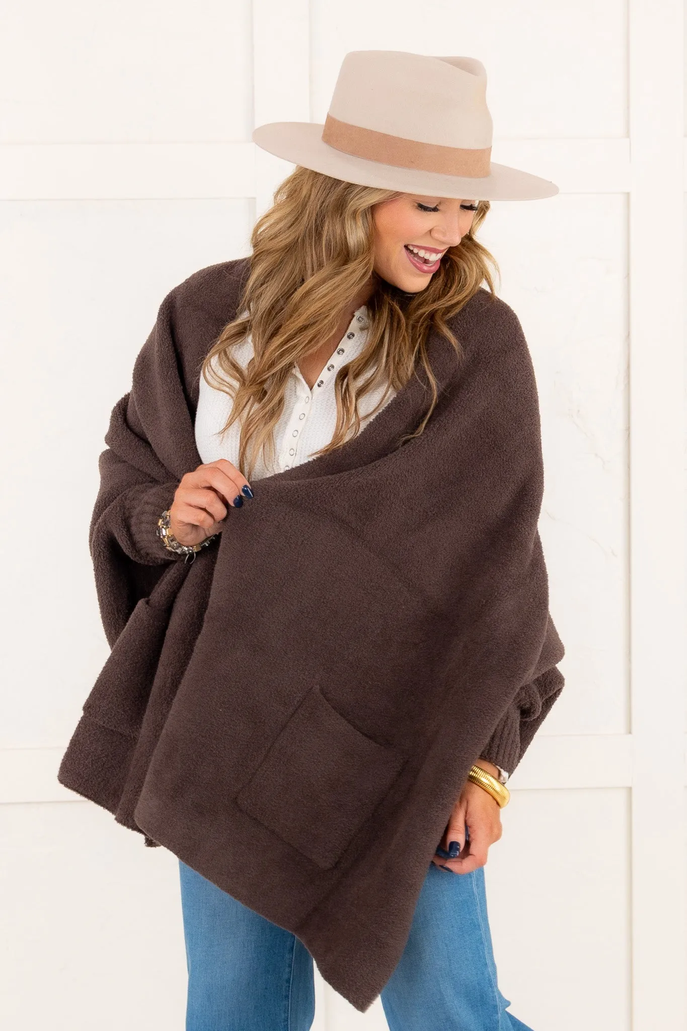 Cozychic Blanket Wrap - Java | Barefoot Dreams | RESTOCK