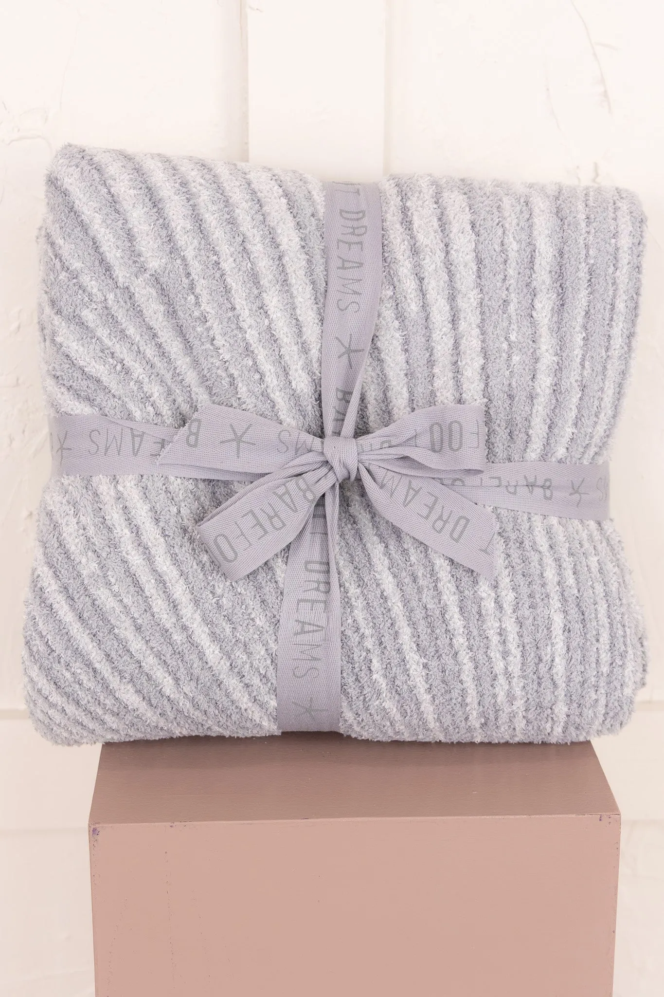 Cozychic Covered In Prayer Throw Blanket - Moonbeam Multi | Barefoot Dreams | RESTOCK