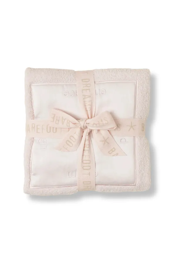 Cozychic Satin Trim Receiving Blanket - Pink | Barefoot Dreams